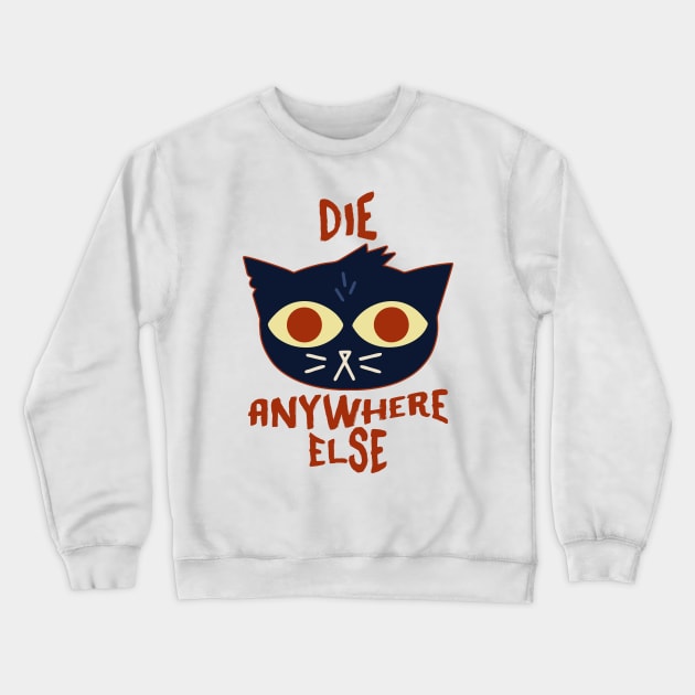 Night in the Woods - die anywhere else Crewneck Sweatshirt by AlonaGraph